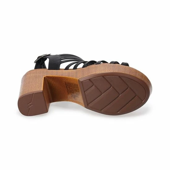 Sonoma Goods For Life® Norwalk Women's Block Heel Sandals White 6 Sonoma Goods For Life® Norwalk Women's Block Heel Sandals White - Image 4