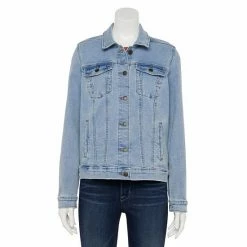 Petite Sonoma Goods For Life® Jean Jacket Super Light Wash -Sonoma Goods For Life shop unnamed file 8583