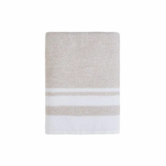 Sonoma Goods For Life® Spa Border Bath Towel Gray 8 Sonoma Goods For Life® Spa Border Bath Towel Gray - Image 6