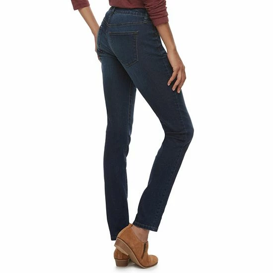 Women's Sonoma Goods For Life® Supersoft Stretch Midrise Skinny Jeans Wyatt Destructed 4 Women's Sonoma Goods For Life® Supersoft Stretch Midrise Skinny Jeans Wyatt Destructed - Image 2