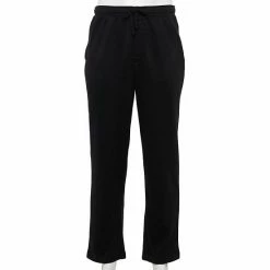 Men's Sonoma Goods For Life® Sweater Fleece Sleep Pants Mineral Black