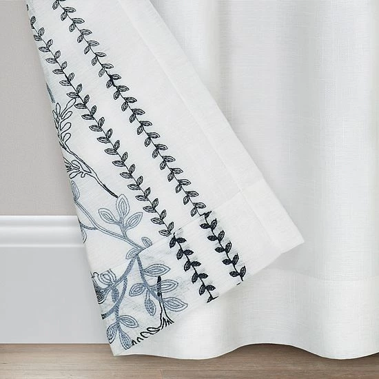 Sonoma Goods For Life® Floral Embroidery Sheer Window Curtain 5 Sonoma Goods For Life® Floral Embroidery Sheer Window Curtain - Image 3