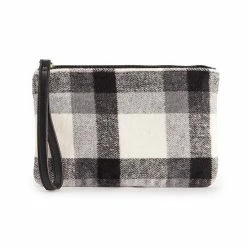Sonoma Goods For Life® Women's Wristlet Pouch Black Gray White Plaid 12 Sonoma Goods For Life® Women's Wristlet Pouch Black Gray White Plaid -Sonoma Goods For Life shop unnamed file 8637