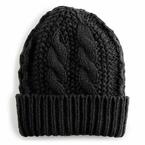 Sonoma Goods For Life® Men's Cable Beanie Signature Green 5 Sonoma Goods For Life® Men's Cable Beanie Signature Green - Image 3