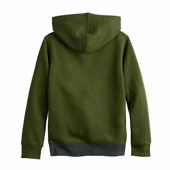 Kids 8-20 Sonoma Goods For Life® Supersoft Fleece Full Zip Colorblock Hoodie Red 4 Kids 8-20 Sonoma Goods For Life® Supersoft Fleece Full Zip Colorblock Hoodie Red - Image 2