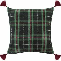 Sonoma Goods For Life® Plaid Feather Fill Throw Pillow Ivory