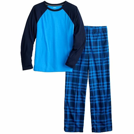 Boys 5-16 Sonoma Goods For Life® Raglan Top & Pants Pajama Set Red Plaid 9 Boys 5-16 Sonoma Goods For Life® Raglan Top & Pants Pajama Set Red Plaid - Image 7