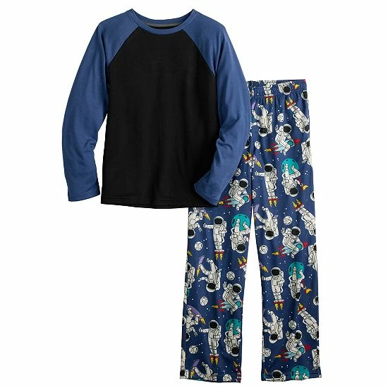 Boys 5-16 Sonoma Goods For Life® Raglan Top & Pants Pajama Set Red Plaid 10 Boys 5-16 Sonoma Goods For Life® Raglan Top & Pants Pajama Set Red Plaid - Image 8