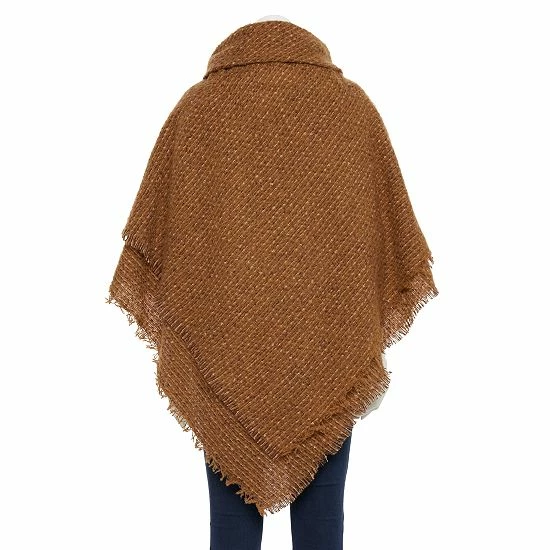 Women's Sonoma Goods For Life® Solid Toggle Topper Cognac 4 Women's Sonoma Goods For Life® Solid Toggle Topper Cognac - Image 2