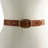 Women's Sonoma Goods For Life® Oval Buckle Belt Papaya -Sonoma Goods For Life shop unnamed file 8842