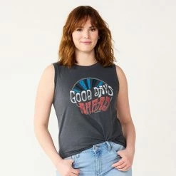 Women's Sonoma Goods For Life® Muscle Graphic Tank Blue Long Way Home -Sonoma Goods For Life shop unnamed file 8858