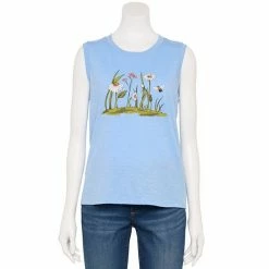 Women's Sonoma Goods For Life® Muscle Graphic Tank Blue Long Way Home -Sonoma Goods For Life shop unnamed file 8866
