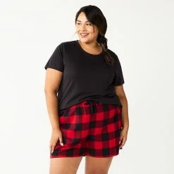 Plus Size Sonoma Goods For Life® Short Sleeve Pajama Top & Pajama Shorts Sleep Set Purple Color Pld 13 Plus Size Sonoma Goods For Life® Short Sleeve Pajama Top & Pajama Shorts Sleep Set Purple Color Pld -Sonoma Goods For Life shop unnamed file 8916