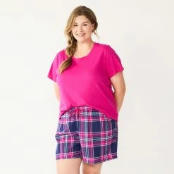 Plus Size Sonoma Goods For Life® Short Sleeve Pajama Top & Pajama Shorts Sleep Set Purple Color Pld 14 Plus Size Sonoma Goods For Life® Short Sleeve Pajama Top & Pajama Shorts Sleep Set Purple Color Pld -Sonoma Goods For Life shop unnamed file 8917