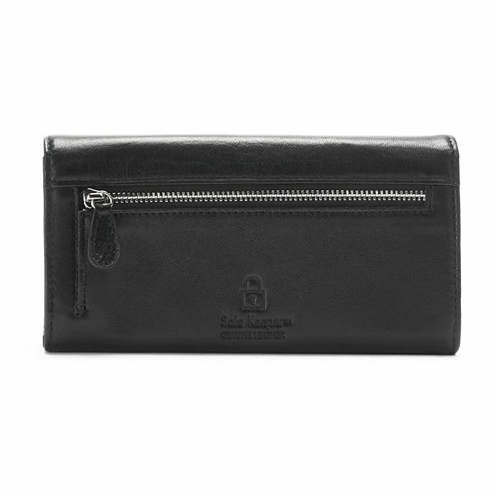 Sonoma Goods For Life® Lambskin Leather RFID-Blocking Full Clutch Plum 4 Sonoma Goods For Life® Lambskin Leather RFID-Blocking Full Clutch Plum - Image 2