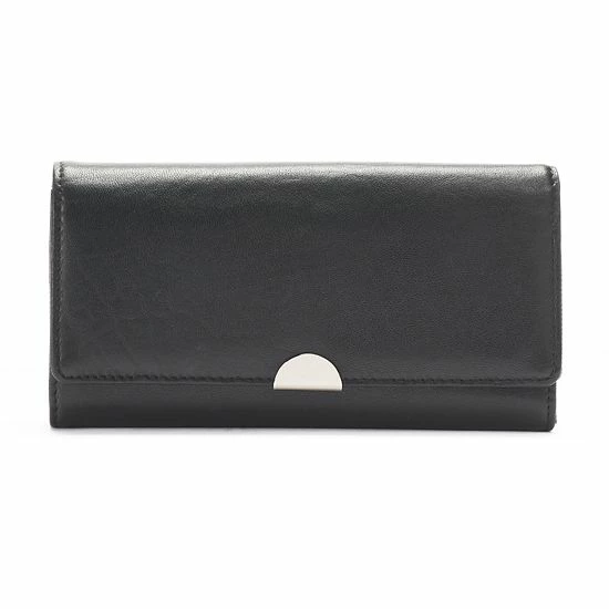 Sonoma Goods For Life® Lambskin Leather RFID-Blocking Full Clutch Plum 7 Sonoma Goods For Life® Lambskin Leather RFID-Blocking Full Clutch Plum - Image 5