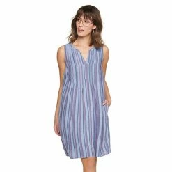 Women's Sonoma Goods For Life® Pintuck Linen-Blend Dress Black Floral -Sonoma Goods For Life shop unnamed file 8939