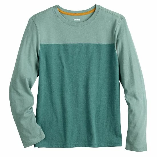 Kids 8-20 Sonoma Goods For Life® Everyday Colorblock Long Sleeve Tee Torch Gold 7 Kids 8-20 Sonoma Goods For Life® Everyday Colorblock Long Sleeve Tee Torch Gold - Image 5