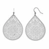 Sonoma Goods For Life® Filigree Teardrop Earrings Silver Tone 1 Sonoma Goods For Life® Filigree Teardrop Earrings Silver Tone -Sonoma Goods For Life shop unnamed file 8983