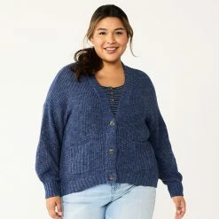 Plus Size Sonoma Goods For Life® Casual Cardigan Khaki -Sonoma Goods For Life shop unnamed file 9064