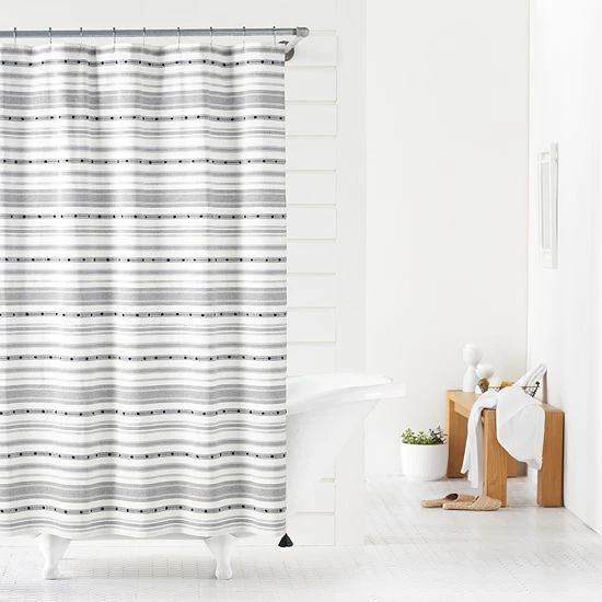 Sonoma Goods For Life® Harrison Stripe Shower Curtain 4 Sonoma Goods For Life® Harrison Stripe Shower Curtain - Image 2