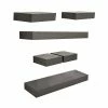 Sonoma Goods For Life® Black Finish Ledge Shelf Wall Decor 6-piece Set