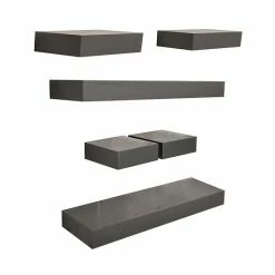 Sonoma Goods For Life® Black Finish Ledge Shelf Wall Decor 6-piece Set