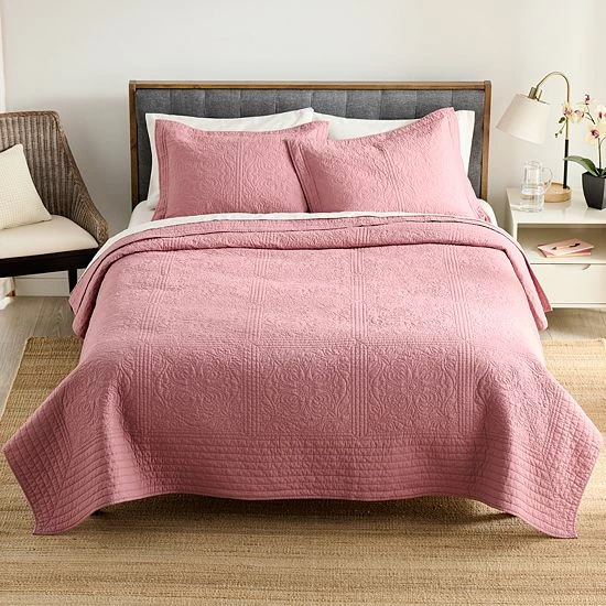 Sonoma Goods For Life® Heritage Cotton Quilt Or Sham Rose 11 Sonoma Goods For Life® Heritage Cotton Quilt Or Sham Rose - Image 9
