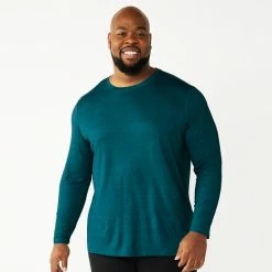 Big & Tall Sonoma Goods For Life® Lush Luxe Crewneck Tee Proteus Plum Space Dye -Sonoma Goods For Life shop unnamed file 9096