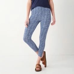 Women's Sonoma Goods For Life® High-Waisted Ankle Leggings Blue Ditsy 12 Women's Sonoma Goods For Life® High-Waisted Ankle Leggings Blue Ditsy -Sonoma Goods For Life shop unnamed file 9105
