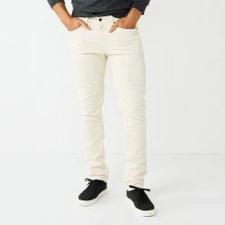 Men's Sonoma Goods For Life® Slim-Fit Whiskered Jeans Medium Wash Rip Repair -Sonoma Goods For Life shop unnamed file 9148