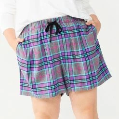 Plus Size Sonoma Goods For Life® Flannel Pajama Shorts Teal Plaid 13 Plus Size Sonoma Goods For Life® Flannel Pajama Shorts Teal Plaid -Sonoma Goods For Life shop unnamed file 9213