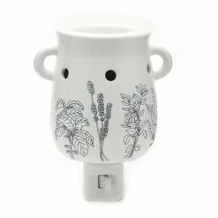 Sonoma Goods For Life® White Floral Outlet Wax Melt Warmer