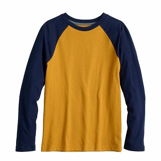 Kids 8-20 Sonoma Goods For Life® Everyday Raglan Tee In Regular & Husky Steel Beam 7 Kids 8-20 Sonoma Goods For Life® Everyday Raglan Tee In Regular & Husky Steel Beam - Image 5