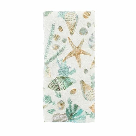 Sonoma Goods For Life® Coastal Printed Shell Hand Towel 3 Sonoma Goods For Life® Coastal Printed Shell Hand Towel