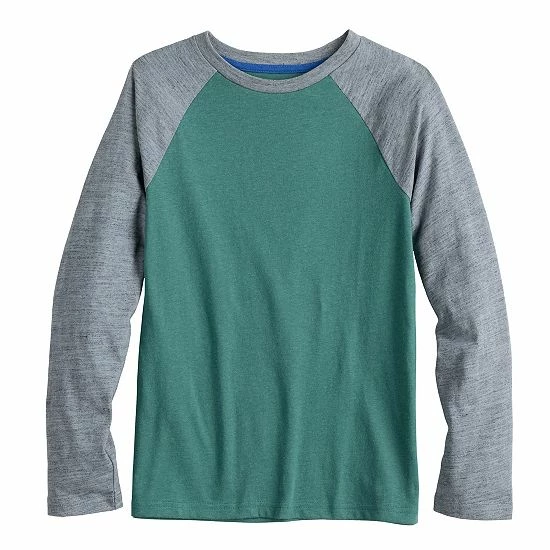 Kids 8-20 Sonoma Goods For Life® Everyday Raglan Tee In Regular & Husky Steel Beam 10 Kids 8-20 Sonoma Goods For Life® Everyday Raglan Tee In Regular & Husky Steel Beam - Image 8