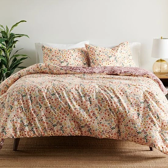 Sonoma Goods For Life® Valetta Floral Print Duvet Cover Set With Shams 3 Sonoma Goods For Life® Valetta Floral Print Duvet Cover Set With Shams