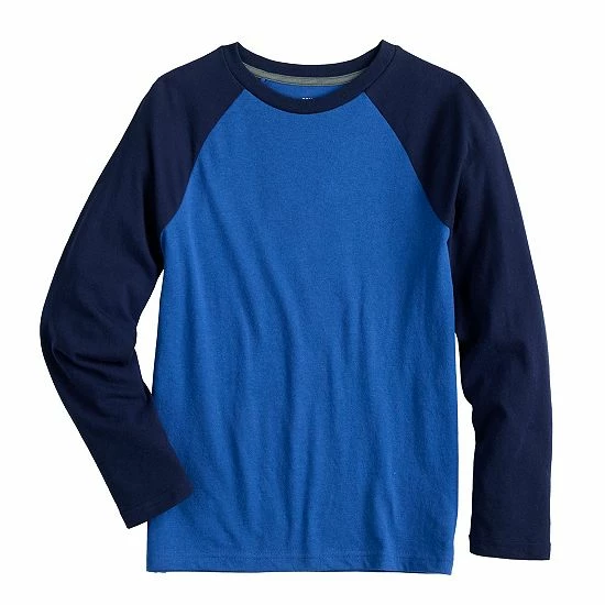 Kids 8-20 Sonoma Goods For Life® Everyday Raglan Tee In Regular & Husky Steel Beam 15 Kids 8-20 Sonoma Goods For Life® Everyday Raglan Tee In Regular & Husky Steel Beam - Image 13