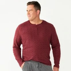 Men's Sonoma Goods For Life® Whisperluxe Waffle Jogger Pants Mineral Navy Space Dye