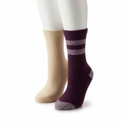 Women's Sonoma Goods For Life® Stripe Supercozy Crew Socks Pink