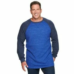 Big & Tall Sonoma Goods For Life® Modern-Fit Thermal Crewneck Pullover Dark Blue -Sonoma Goods For Life shop unnamed file 935