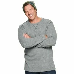 Big & Tall Sonoma Goods For Life® Modern-Fit Thermal Crewneck Pullover Dark Blue -Sonoma Goods For Life shop unnamed file 936