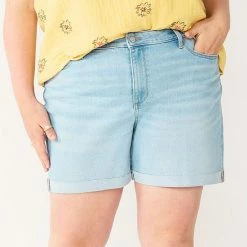 Plus Size Sonoma Goods For Life® Premium High-Waist Denim Shorts Broadway 19 Plus Size Sonoma Goods For Life® Premium High-Waist Denim Shorts Broadway -Sonoma Goods For Life shop unnamed file 9364