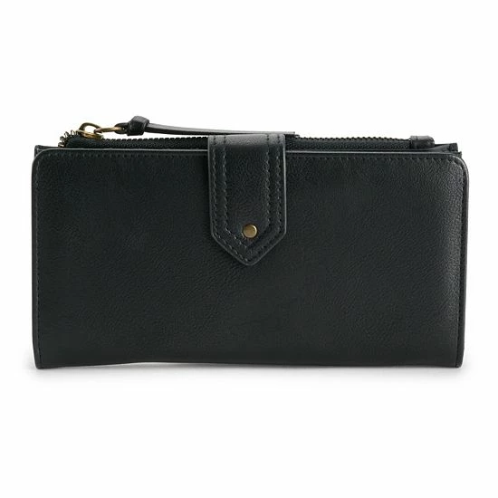 Sonoma Goods For Life® Paulie RFID-Blocking Tab Wallet Solid Black 7 Sonoma Goods For Life® Paulie RFID-Blocking Tab Wallet Solid Black - Image 5