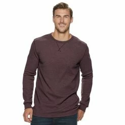 Big & Tall Sonoma Goods For Life® Modern-Fit Thermal Crewneck Pullover Dark Blue -Sonoma Goods For Life shop unnamed file 937