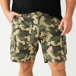 Sonoma Goods For Life shop 36 Big & Tall Sonoma Goods For Life® 10" Everyday Cargo Shorts English Elm