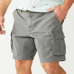 Big & Tall Sonoma Goods For Life® 10" Everyday Cargo Shorts English Elm -Sonoma Goods For Life shop unnamed file 9376