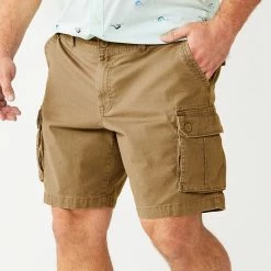 Big & Tall Sonoma Goods For Life® 10" Everyday Cargo Shorts English Elm -Sonoma Goods For Life shop unnamed file 9378