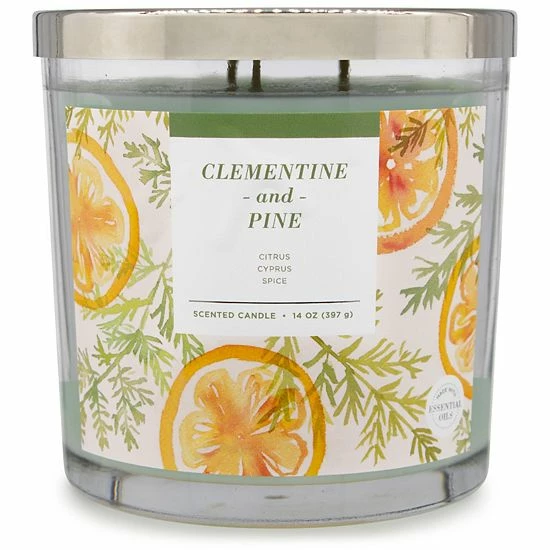Sonoma Goods For Life® Clementine & Pine 14-oz. Candle Jar 3 Sonoma Goods For Life® Clementine & Pine 14-oz. Candle Jar