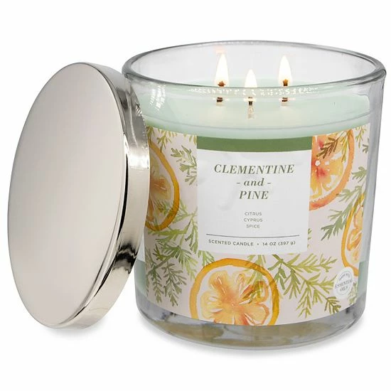 Sonoma Goods For Life® Clementine & Pine 14-oz. Candle Jar 5 Sonoma Goods For Life® Clementine & Pine 14-oz. Candle Jar - Image 3